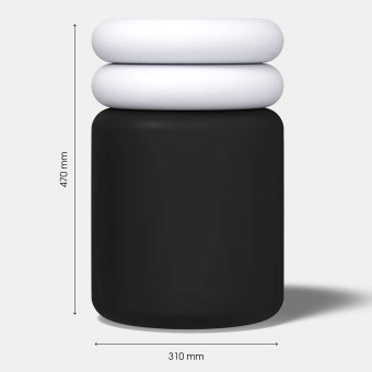 Керамический столик Svoy Design Totem FTTMTB-9005W